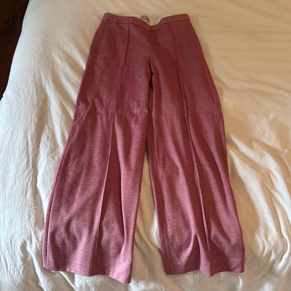 Elegant Women's Pink Wide-Leg Pants